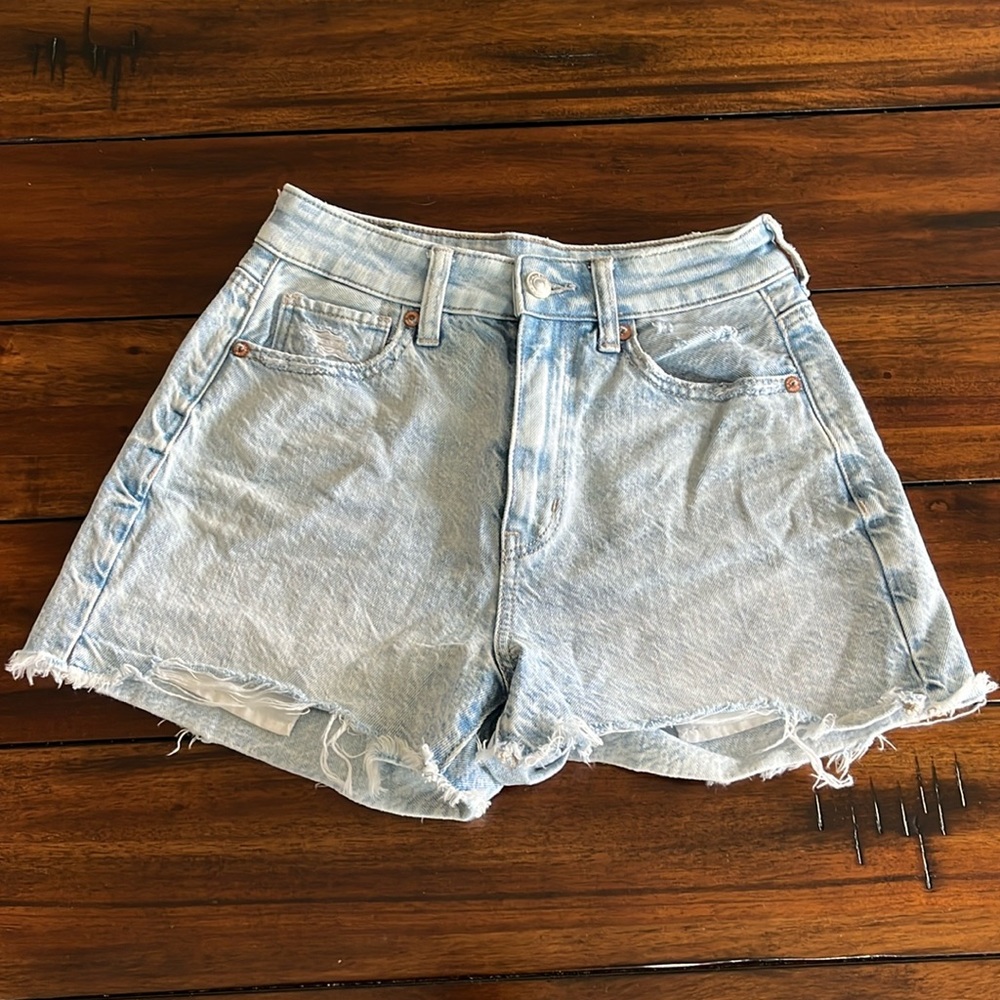 jean shorts american eagle size 00